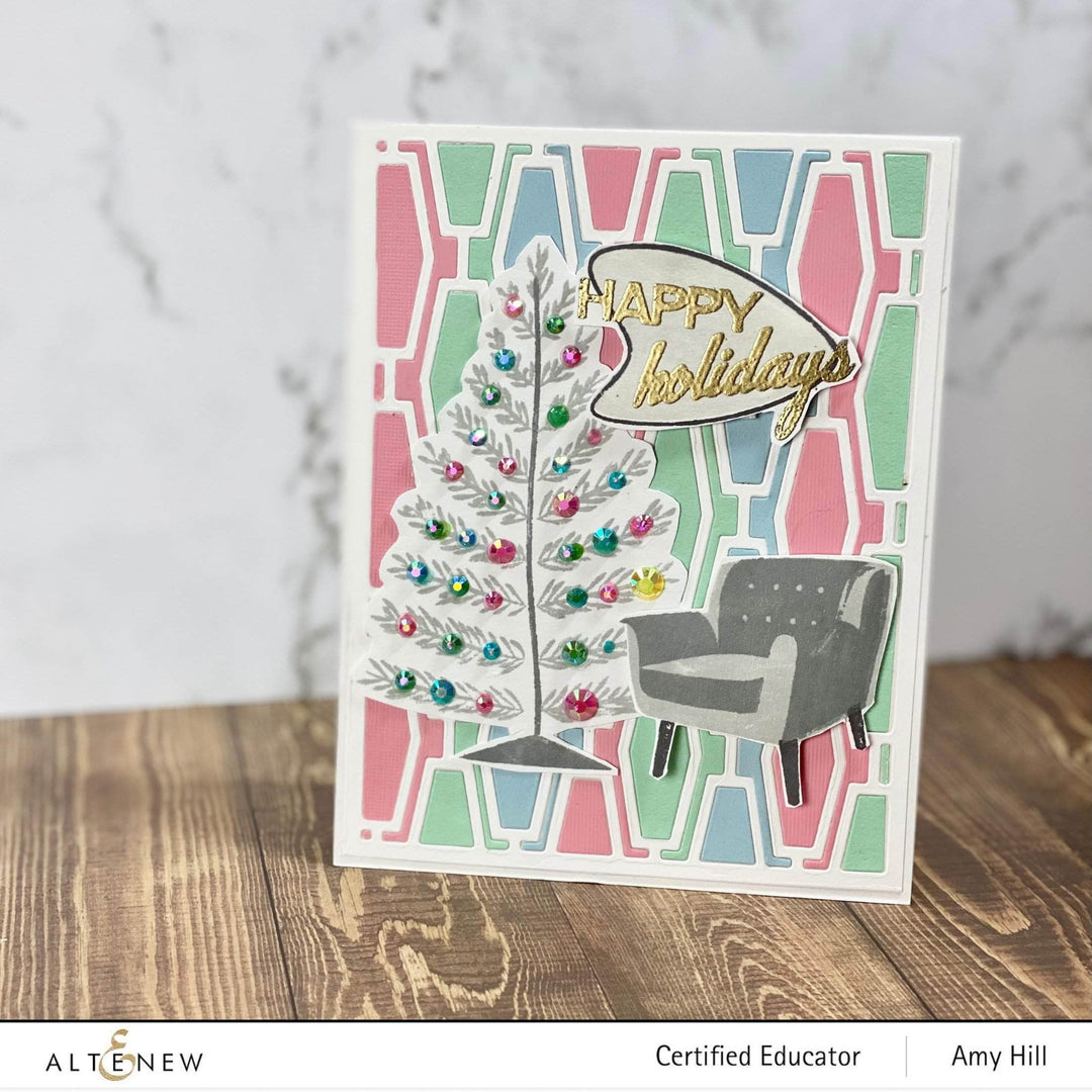 Clear Stamps Mid-Century Festivities Stamp Set