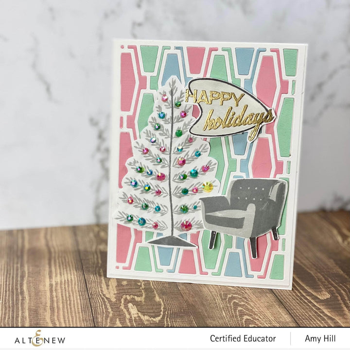 Clear Stamps Mid-Century Festivities Stamp Set