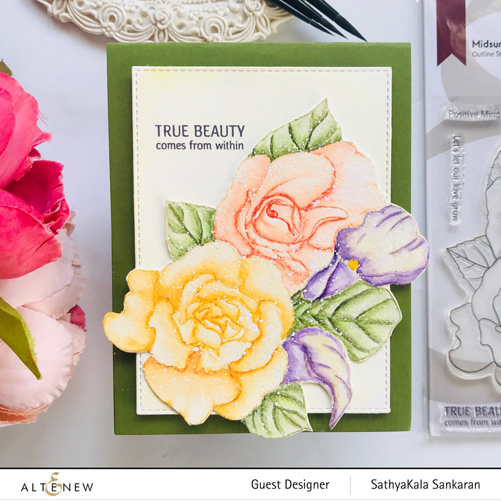 Clear Stamps Midsummer Bouquet Stamp Set