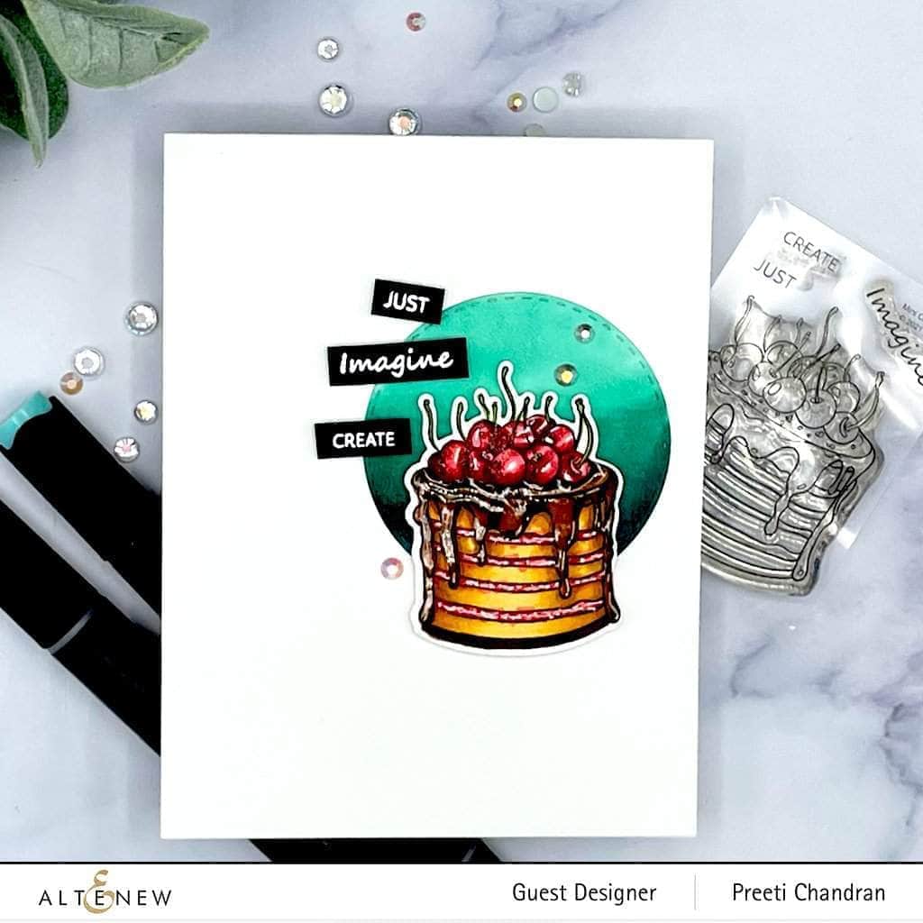 Clear Stamps Mini Crepe Cake Stamp Set