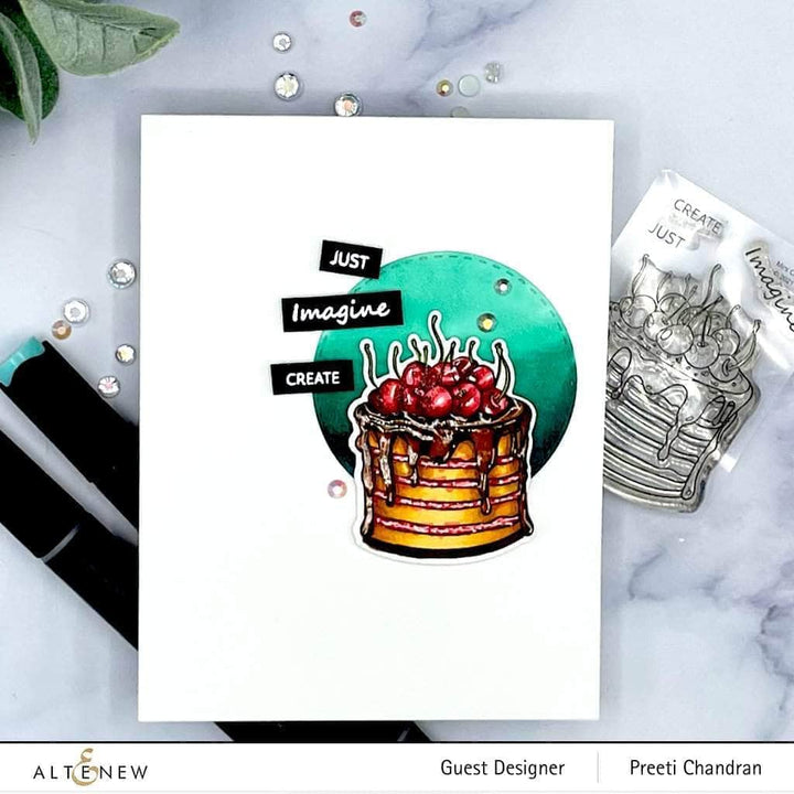 Clear Stamps Mini Crepe Cake Stamp Set