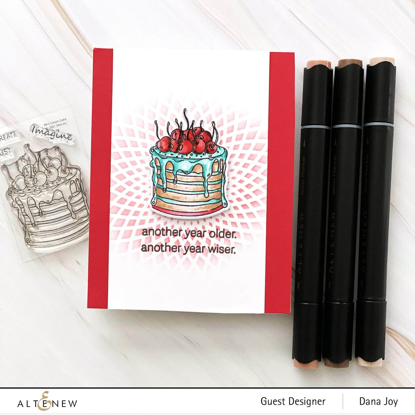 Clear Stamps Mini Crepe Cake Stamp Set