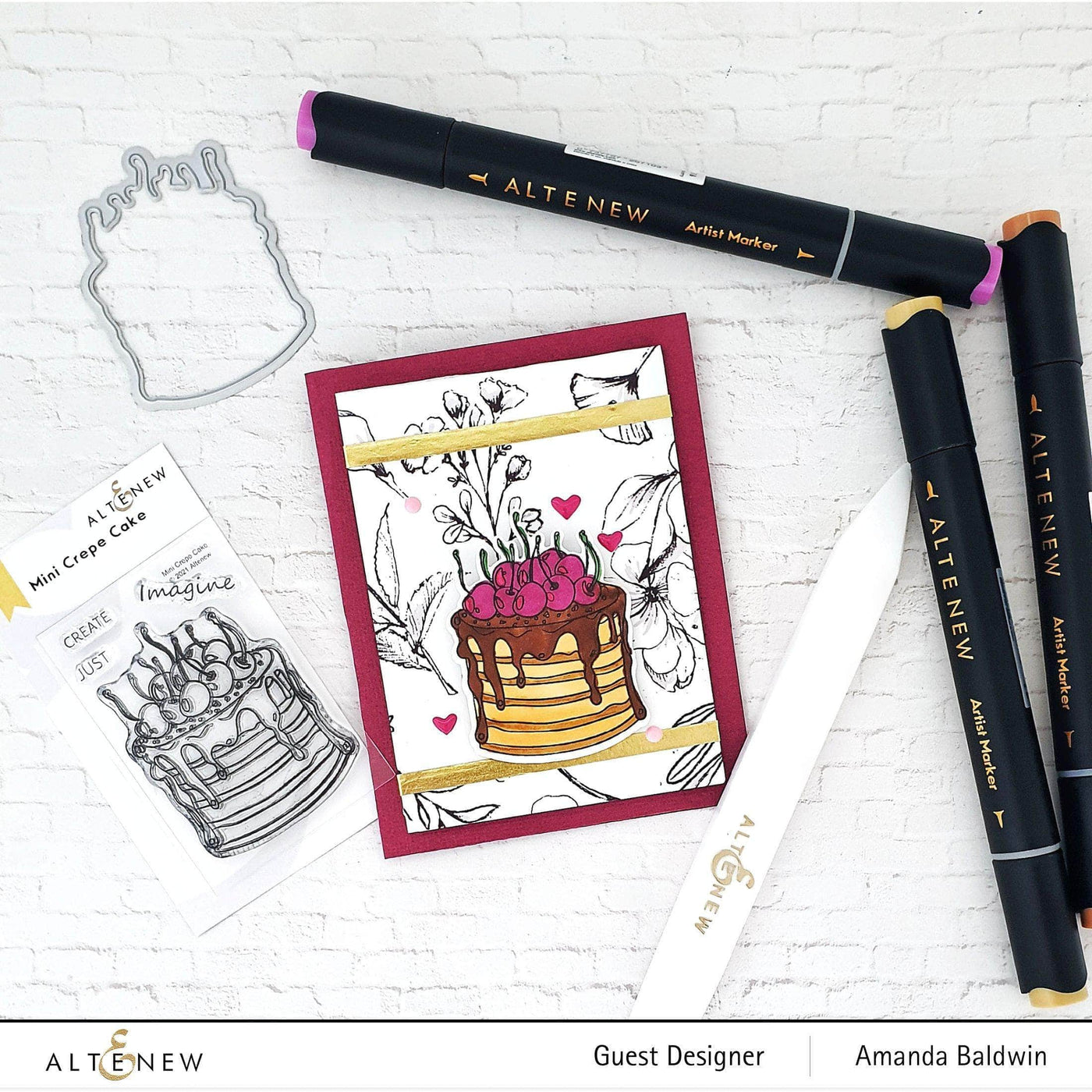 Clear Stamps Mini Crepe Cake Stamp Set