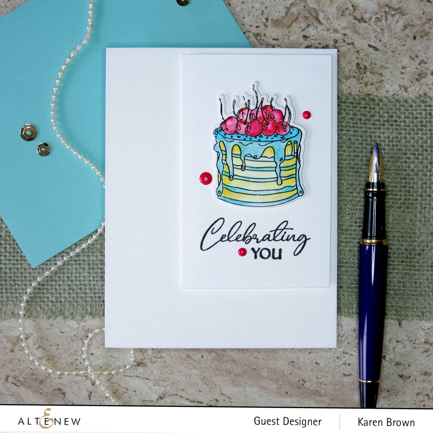 Clear Stamps Mini Crepe Cake Stamp Set