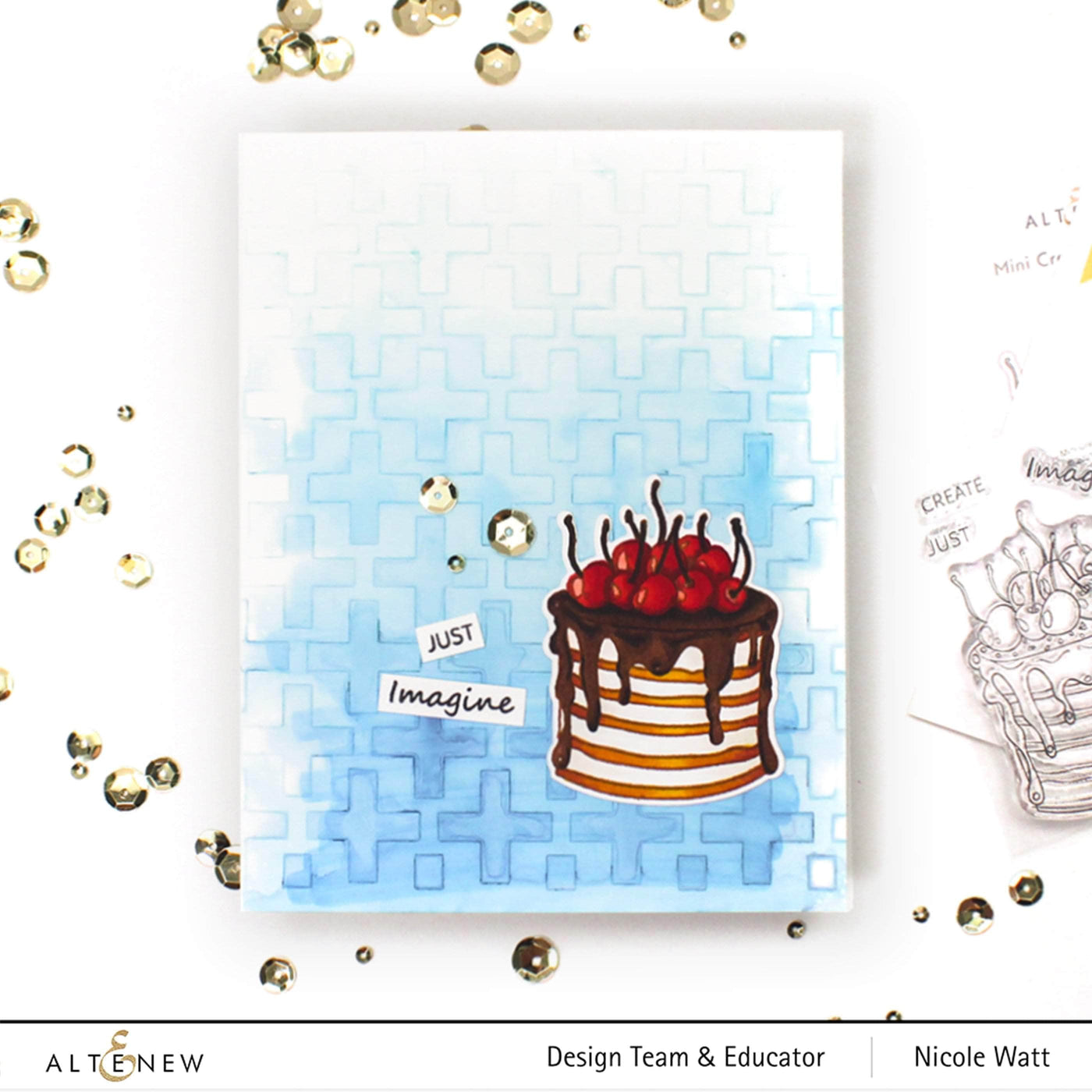 Clear Stamps Mini Crepe Cake Stamp Set