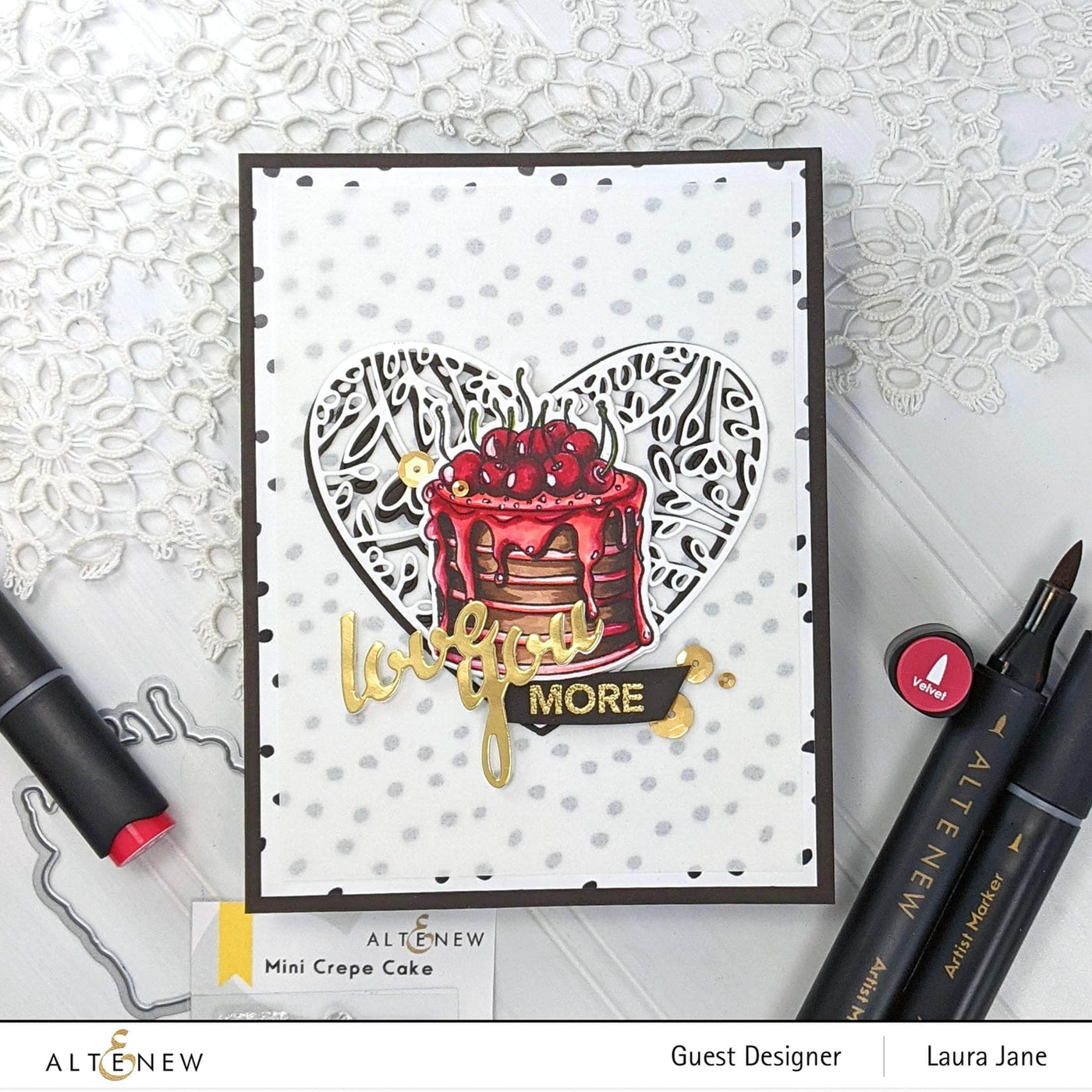 Clear Stamps Mini Crepe Cake Stamp Set