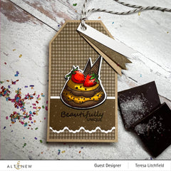 Clear Stamps Mini Flan Cake Stamp Set