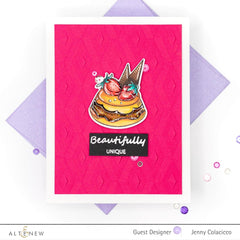 Clear Stamps Mini Flan Cake Stamp Set