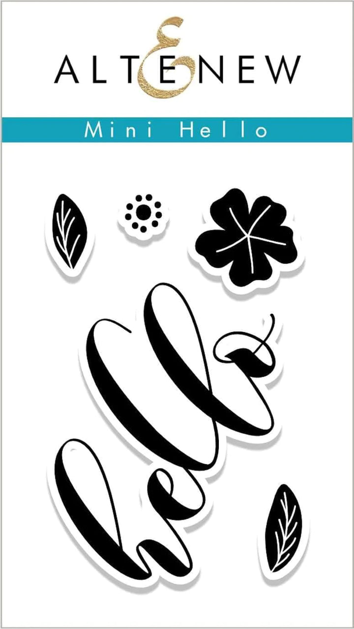 Clear Stamps Mini Hello Stamp Set