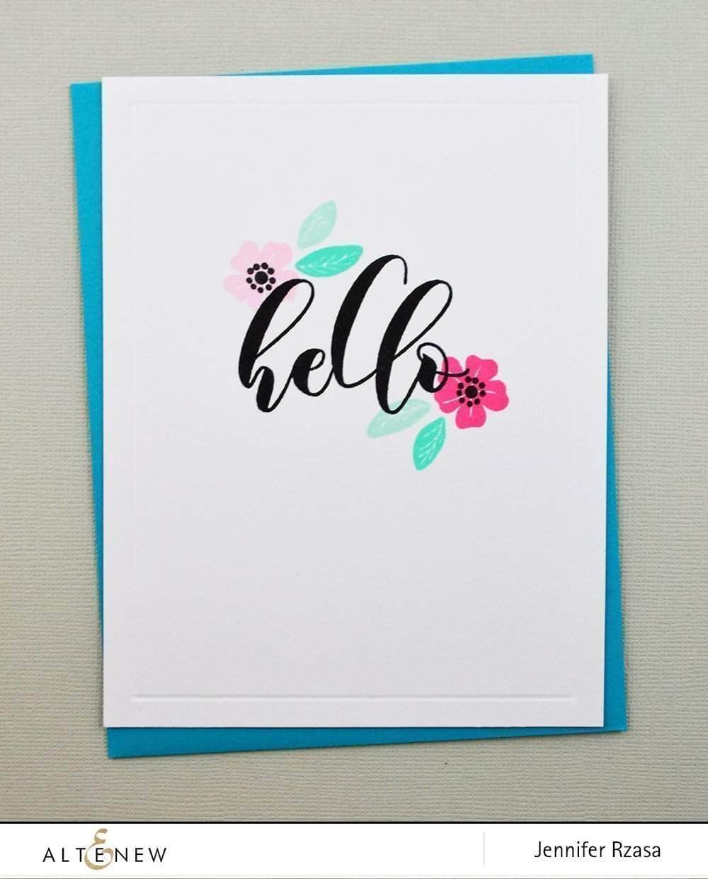 Clear Stamps Mini Hello Stamp Set