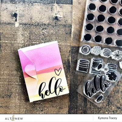Clear Stamps Mini Hello Stamp Set