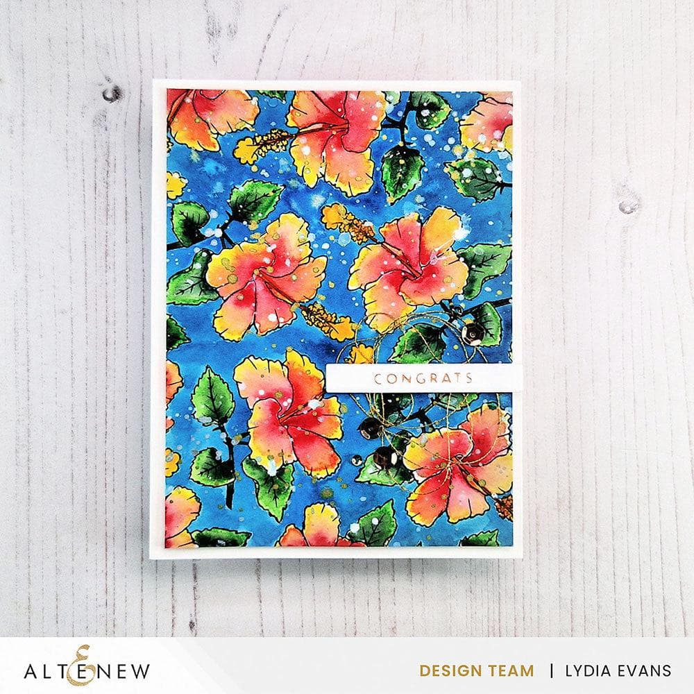 Clear Stamps Mini Hibiscus Stamp Set
