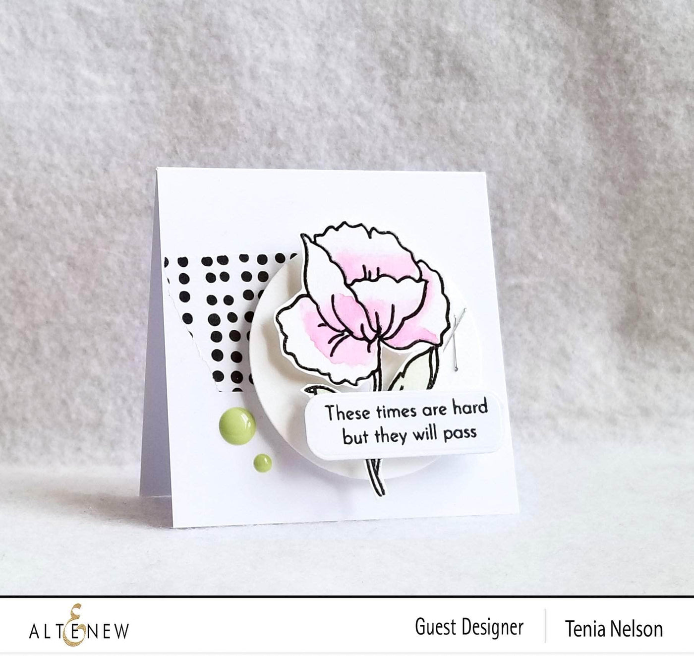 Clear Stamps Mini Poppy Stamp Set