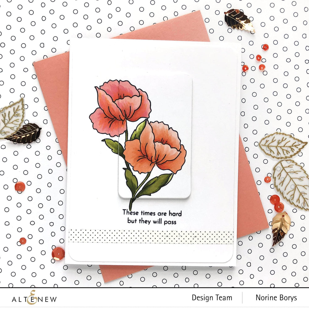 Clear Stamps Mini Poppy Stamp Set