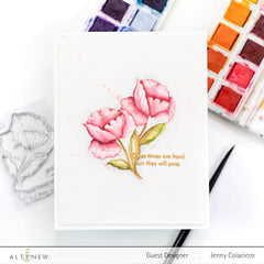 Clear Stamps Mini Poppy Stamp Set