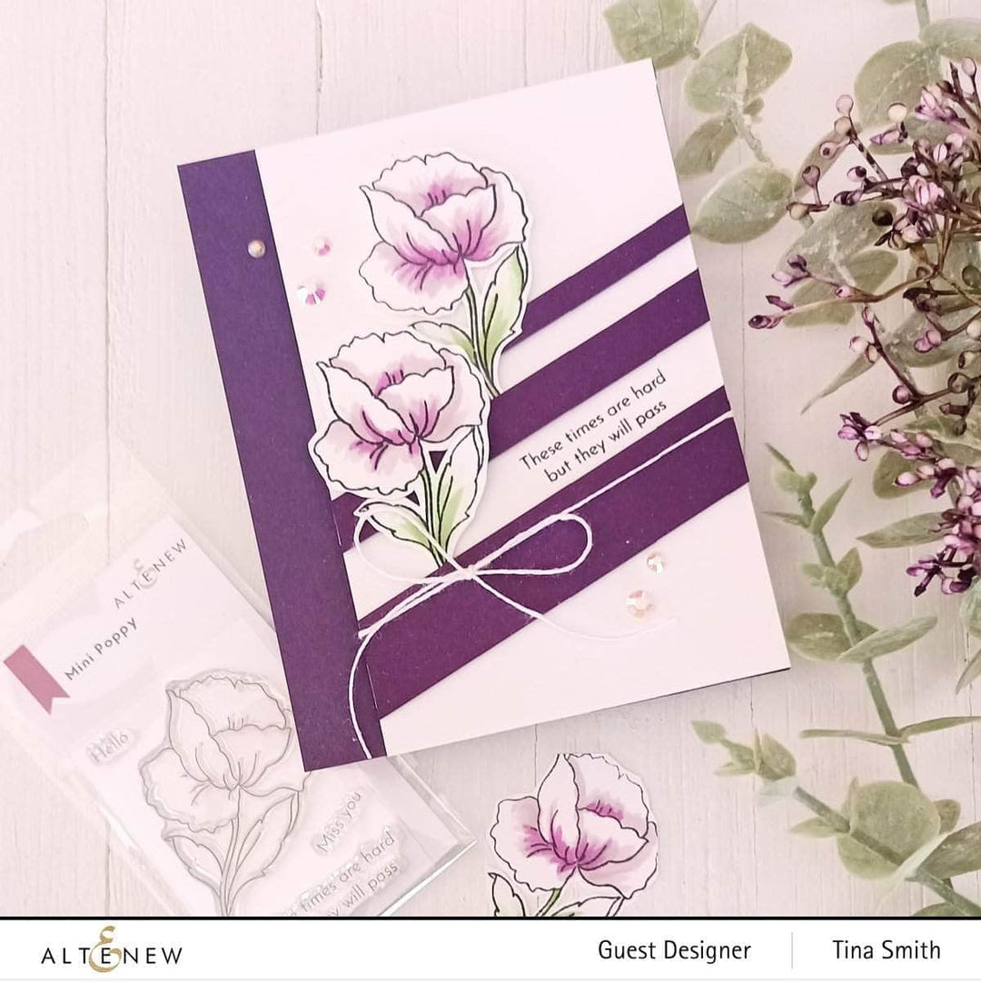 Clear Stamps Mini Poppy Stamp Set