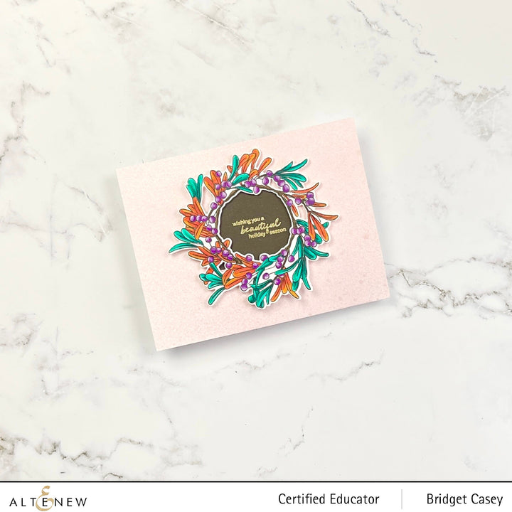 Clear Stamps Mistletoe Wreath Stamp Set