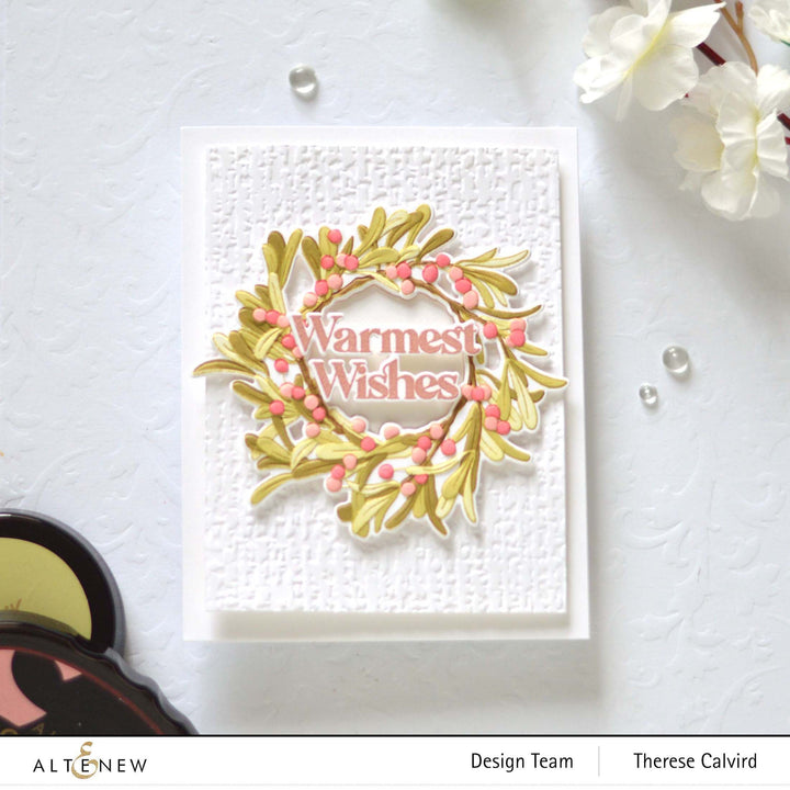 Clear Stamps Mistletoe Wreath Stamp Set