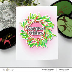Clear Stamps Mistletoe Wreath Stamp Set