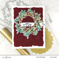 Clear Stamps Mistletoe Wreath Stamp Set