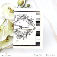 Clear Stamps Mistletoe Wreath Stamp Set