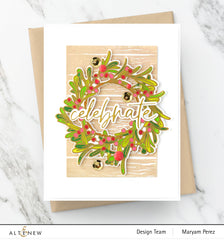 Clear Stamps Mistletoe Wreath Stamp Set