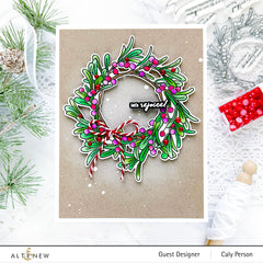 Clear Stamps Mistletoe Wreath Stamp Set
