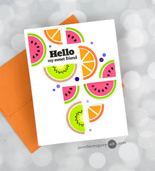 Clear Stamps Mod Fruit Bowl Stamp Set