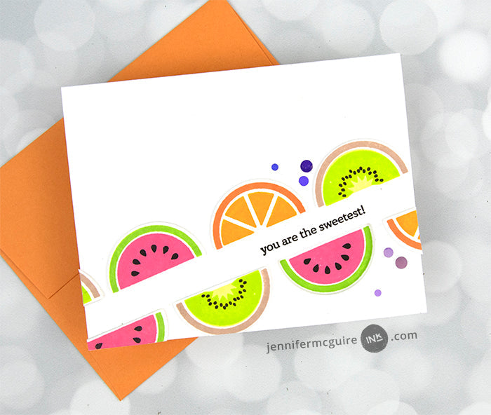 Clear Stamps Mod Fruit Bowl Stamp Set