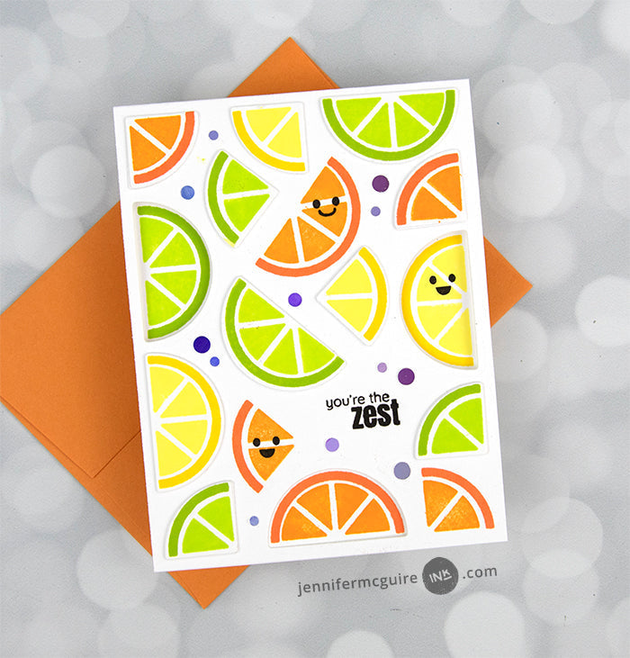 Clear Stamps Mod Fruit Bowl Stamp Set