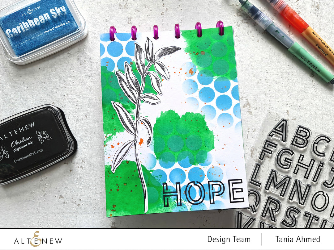 Clear Stamps Modern Alphabet Stamp Set