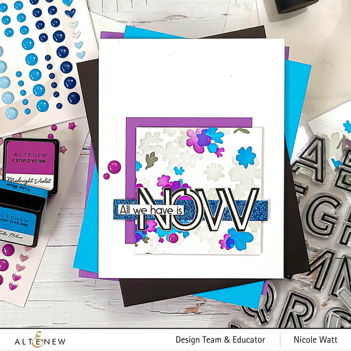 Clear Stamps Modern Alphabet Stamp Set