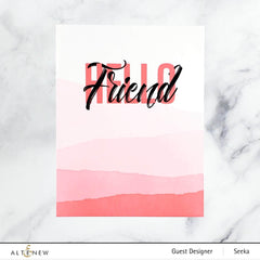 Clear Stamps Modern Hello Stamp Set