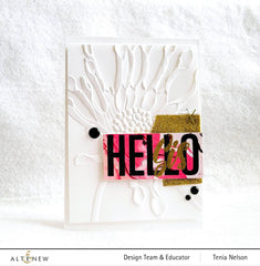 Clear Stamps Modern Hello Stamp Set