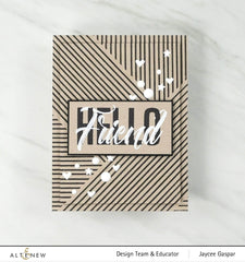Clear Stamps Modern Hello Stamp Set