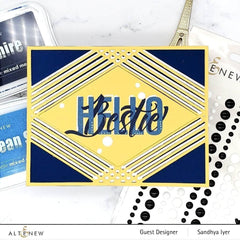 Clear Stamps Modern Hello Stamp Set