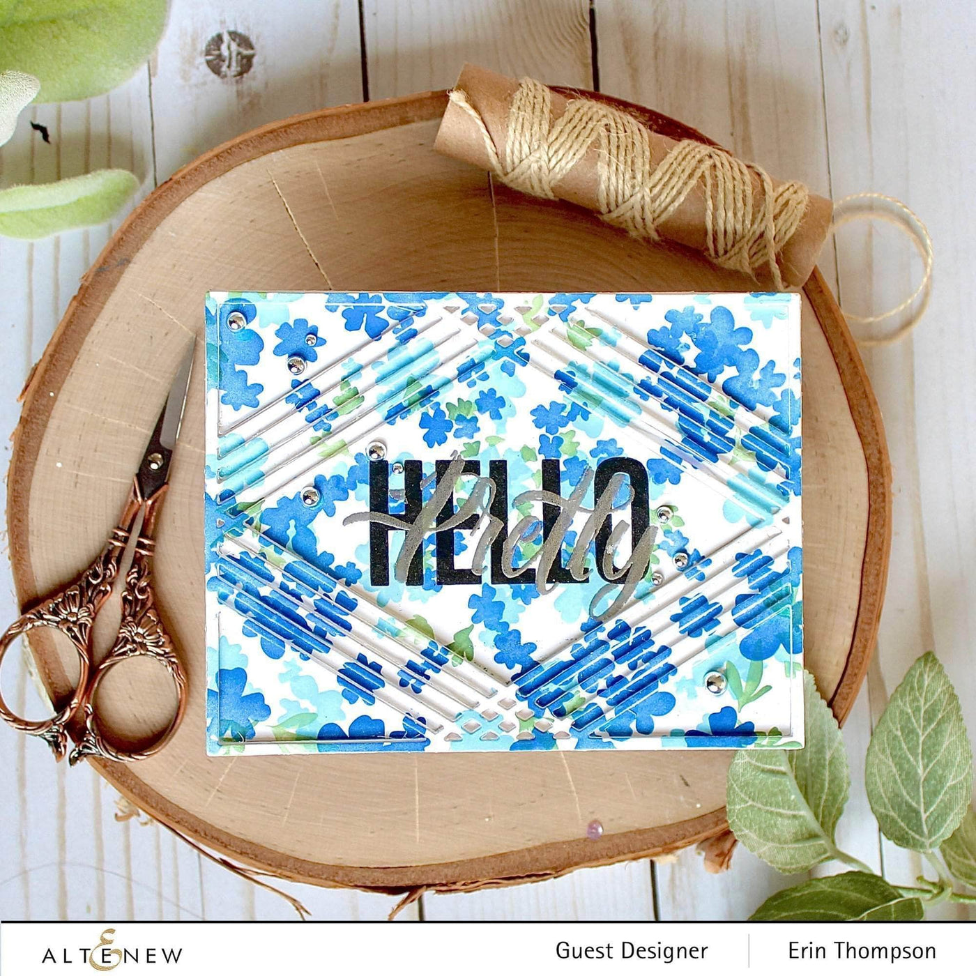 Clear Stamps Modern Hello Stamp Set