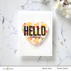 Clear Stamps Modern Hello Stamp Set