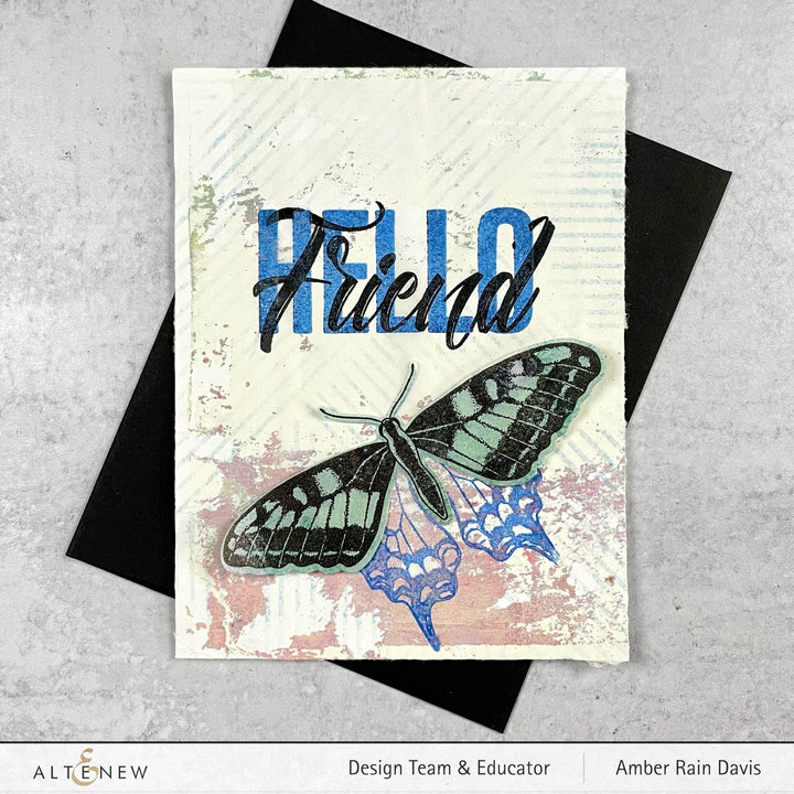 Clear Stamps Modern Hello Stamp Set