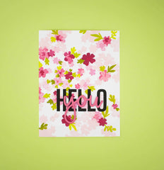 Clear Stamps Modern Hello Stamp Set