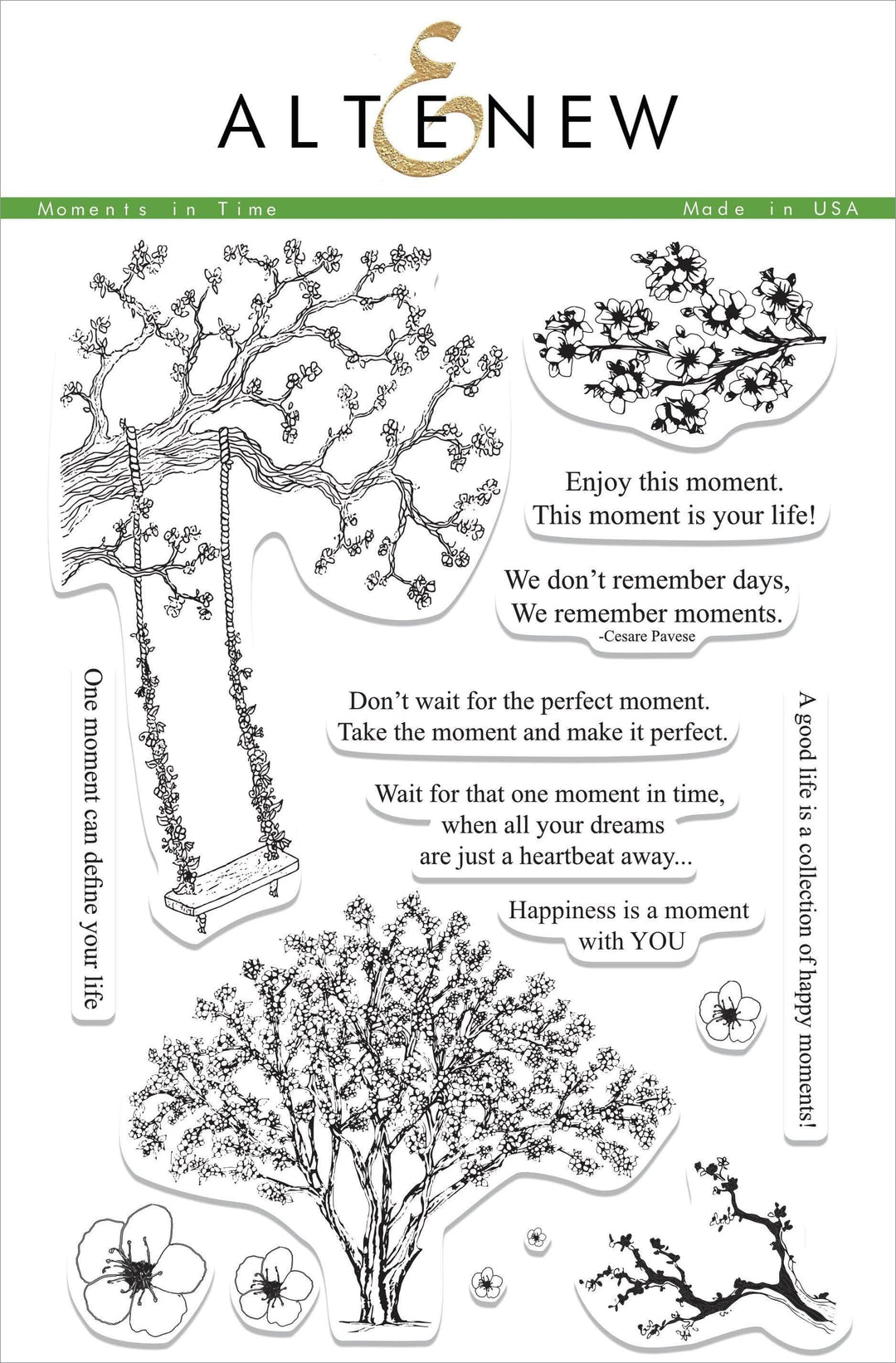 Clear Stamps Moments in Time Stamp Set