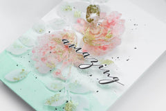 Clear Stamps More Than Words Stamp Set