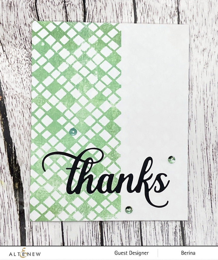 Clear Stamps Mosaic Diamonds Stamp Set