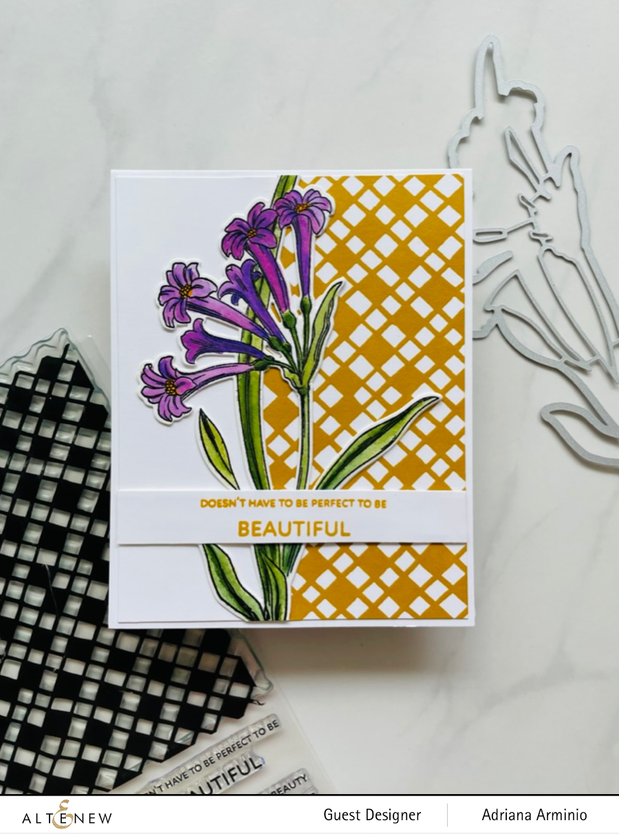 Clear Stamps Mosaic Diamonds Stamp Set