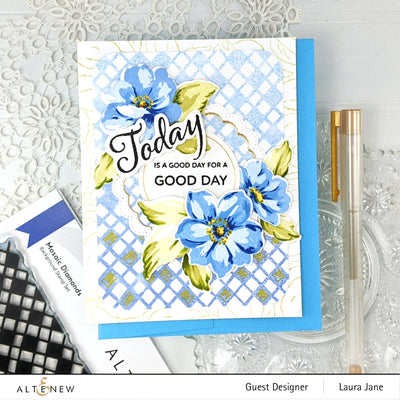 Clear Stamps Mosaic Diamonds Stamp Set