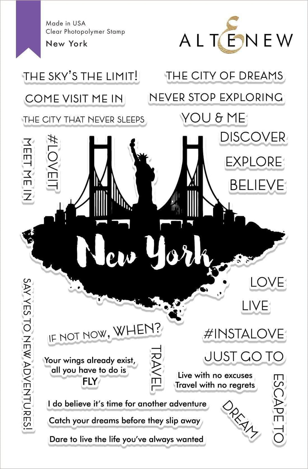 Clear Stamps New York Stamp Set