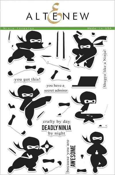 Clear Stamps Ninja Invasion Stamp Set
