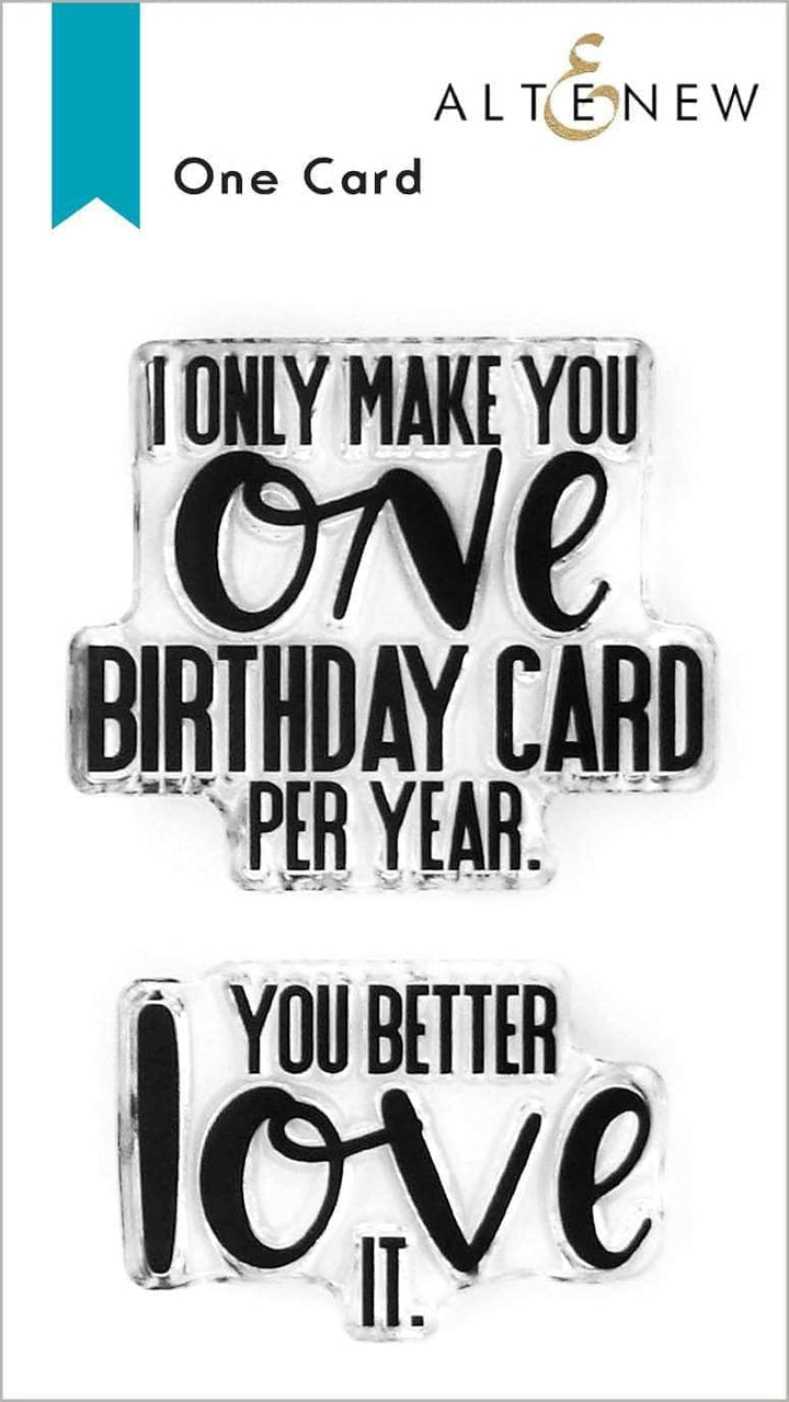Clear Stamps One Card Stamp Set