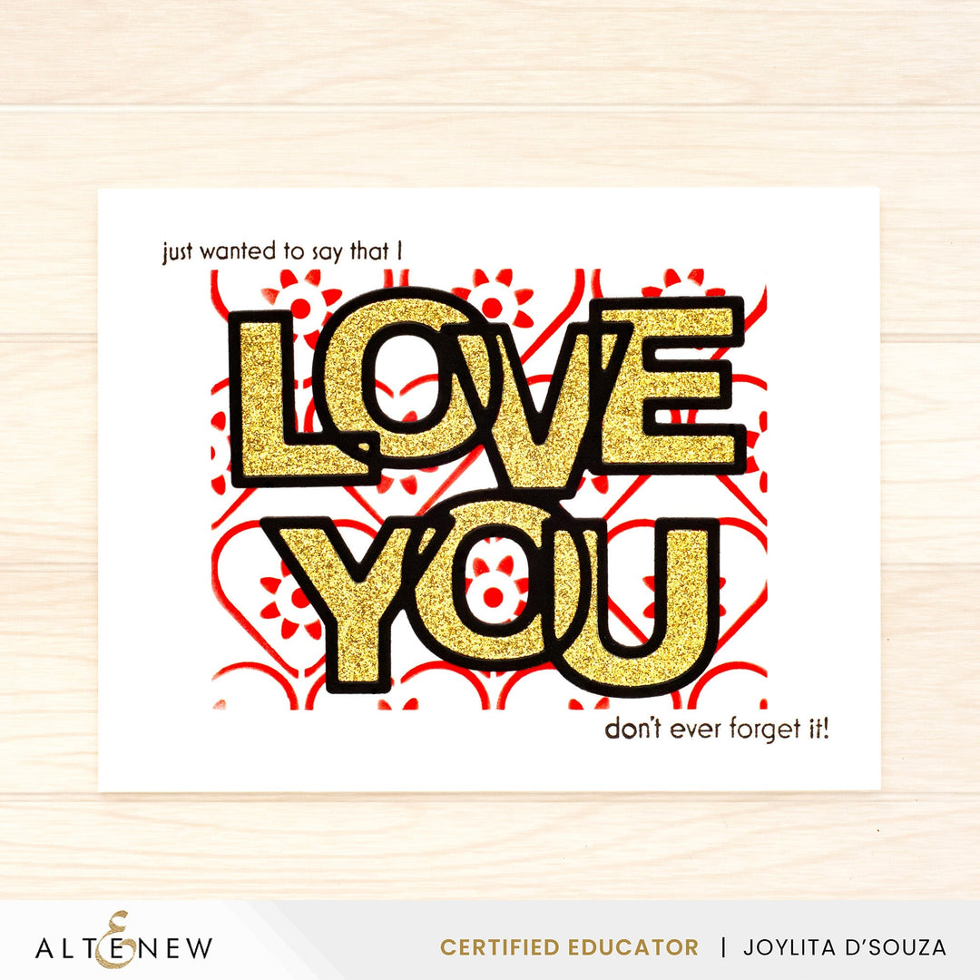 Clear Stamps One-Go Loving Sentiments Stamp Set