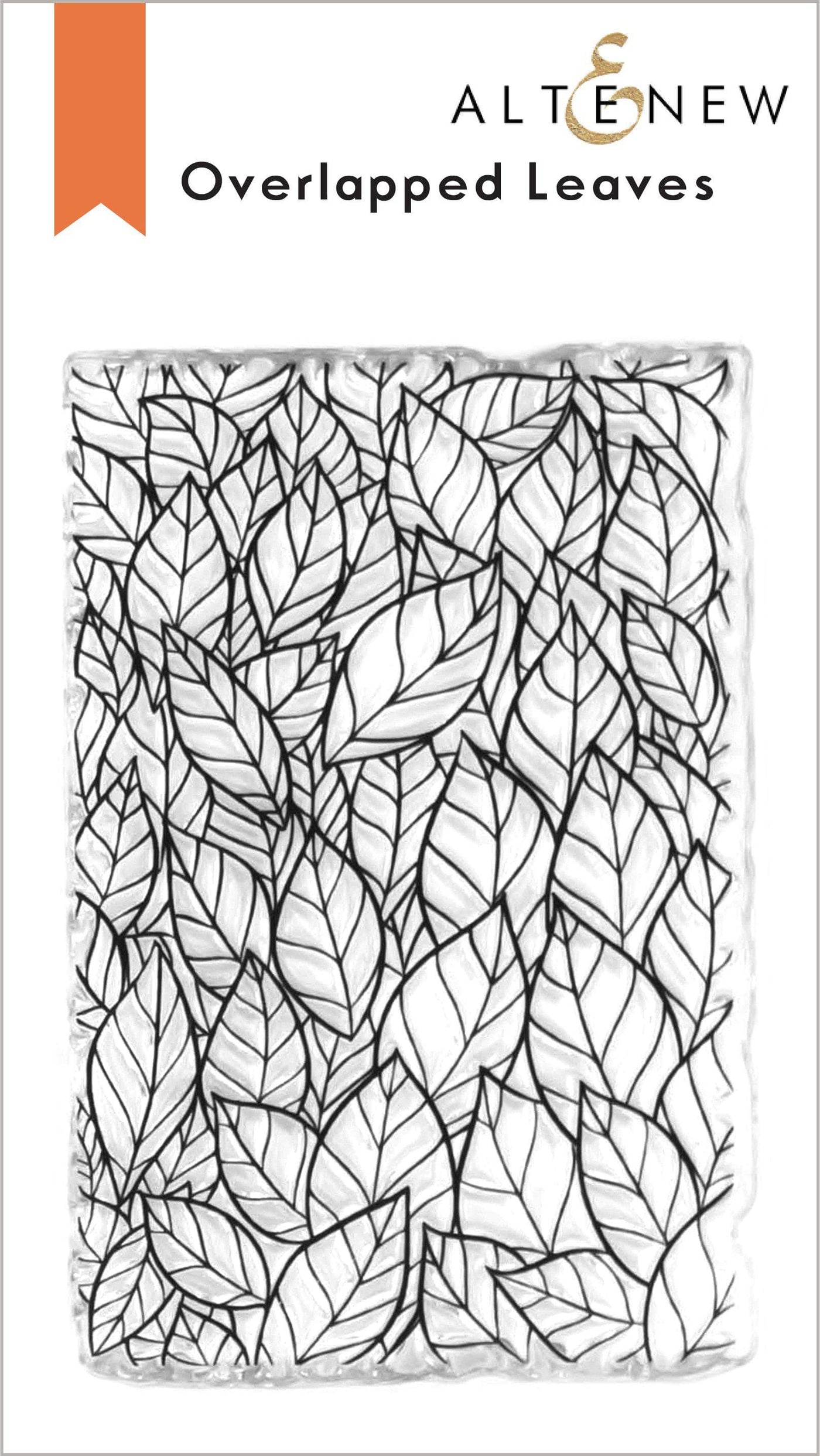 Clear Stamps Overlapped Leaves Stamp Set